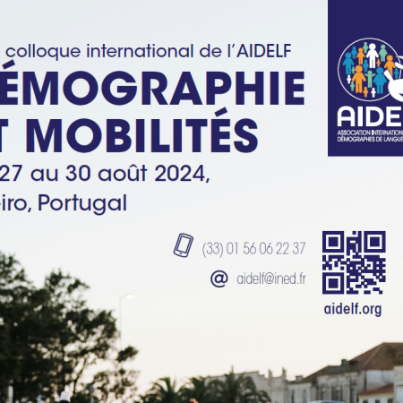 AIDELF - DÉMOGRAPHIE ET MOBILITÉS Du 27 au 30 août 2024, Aveiro, Portugal aidelf