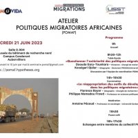 Atelier POMAF (Politiques migratoires africaines) le 21 juin