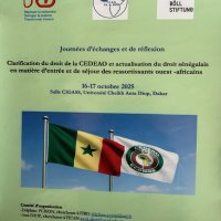 Journées d'échanges sur la clarification du droit de la CEDEAO et l'actualisation du droit sénégalais en matière d'entrée et de séjour des ressortissant.es ouest-africain.es