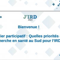 Priorité de recherche en santé de l'IRD, 12-13 mai 2023, Paris