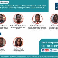 Table ronde virtuelle sur les systèmes de santé en Afrique de l’Ouest - 29/09/2022 18h