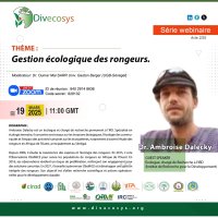 Webinaire sur la gestion environnementale des rongeurs, 19 mars 2025, 11h GMT, en visio